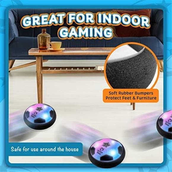 Hover Soccer Ball  - Soccer Training Equipment - For Boys Age 8-12 - Toy For Kid - Picture 5 of 9